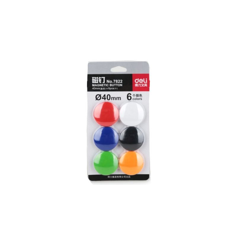 Magnetic Button Deli size 40mm, 6 colors