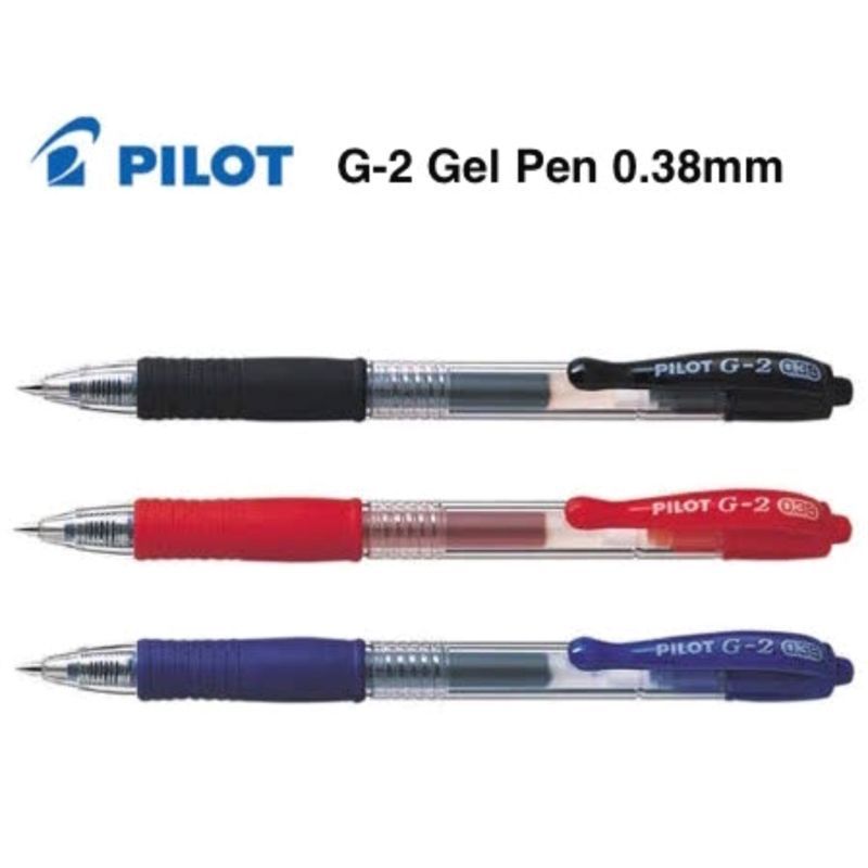 Pilot G2, Gel Ink Pen, 0.38mm