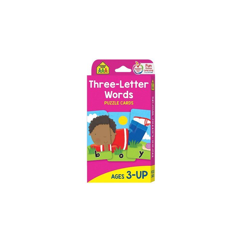 Flash cards School Zone - Three Letter Words