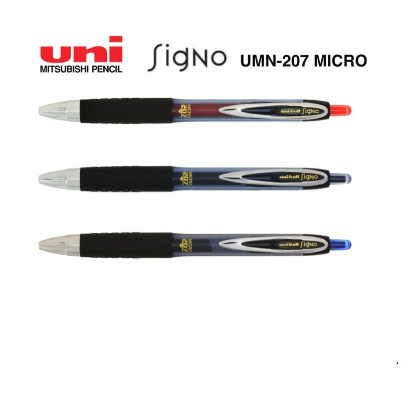 Uniball Signo Micro UMN207 Pen, 0.5mm, Ink color