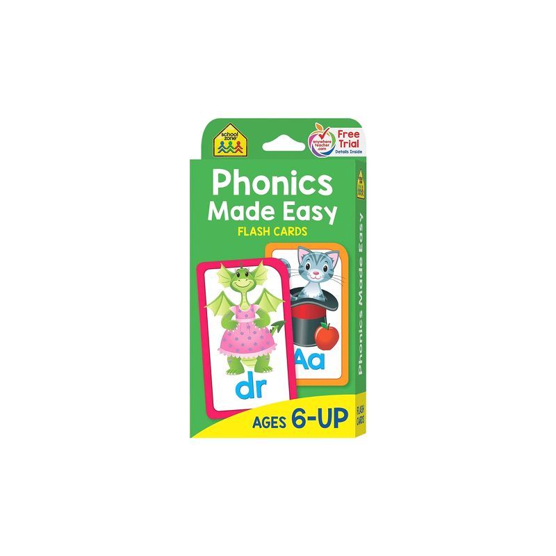 Flash cards School Zone - Phonics Made Easy