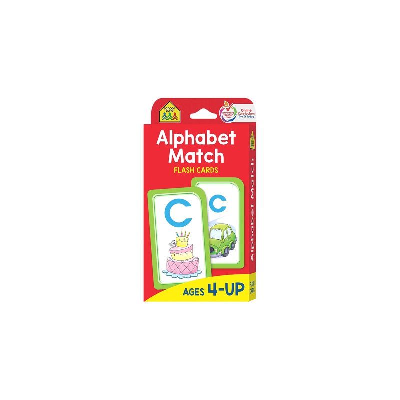 Flash cards School Zone - Alphabet Match