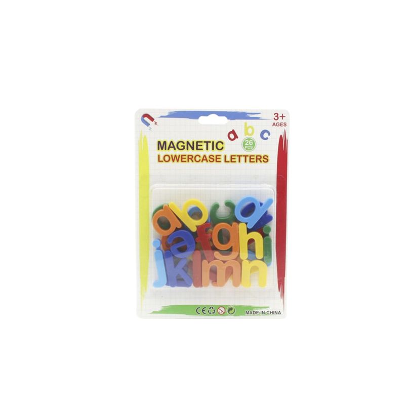 Lowercase Plastic Magnetic Letters, 26pc