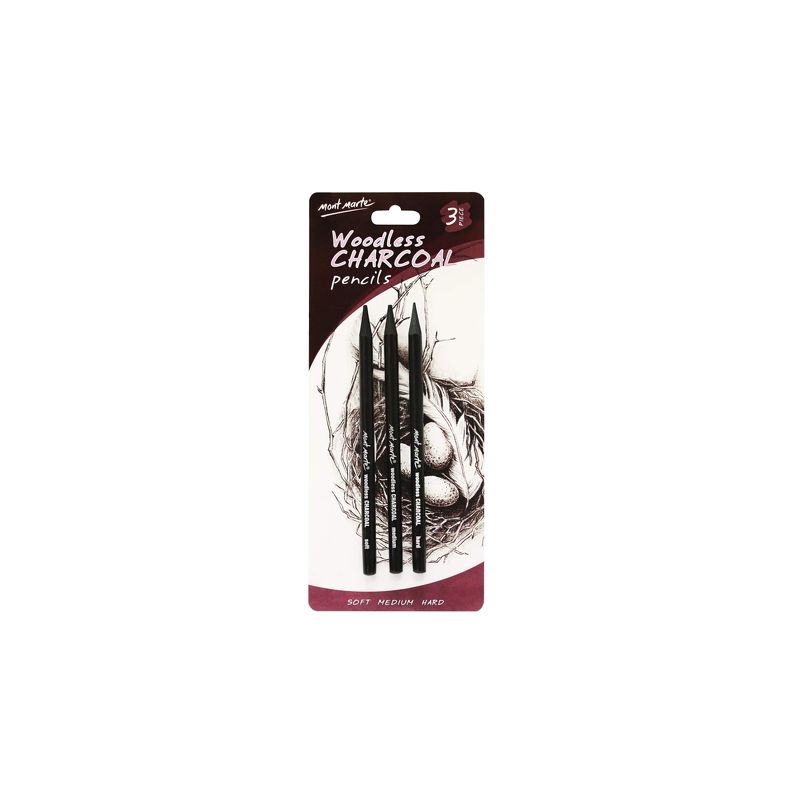 Mont Marte Woodless Chacoal pencils