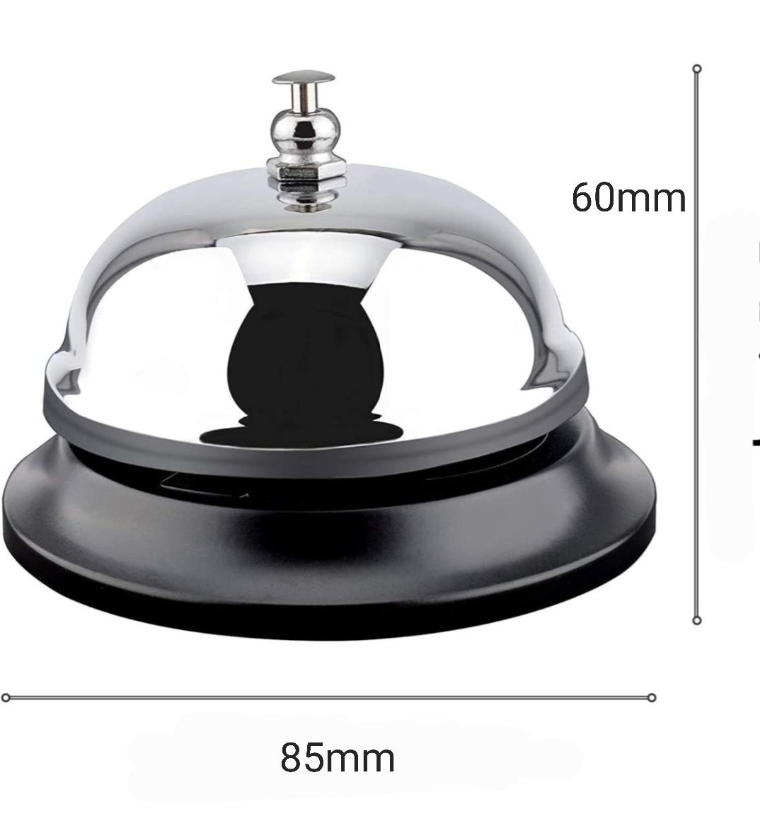 Stainless Steel Call Bell 85mm