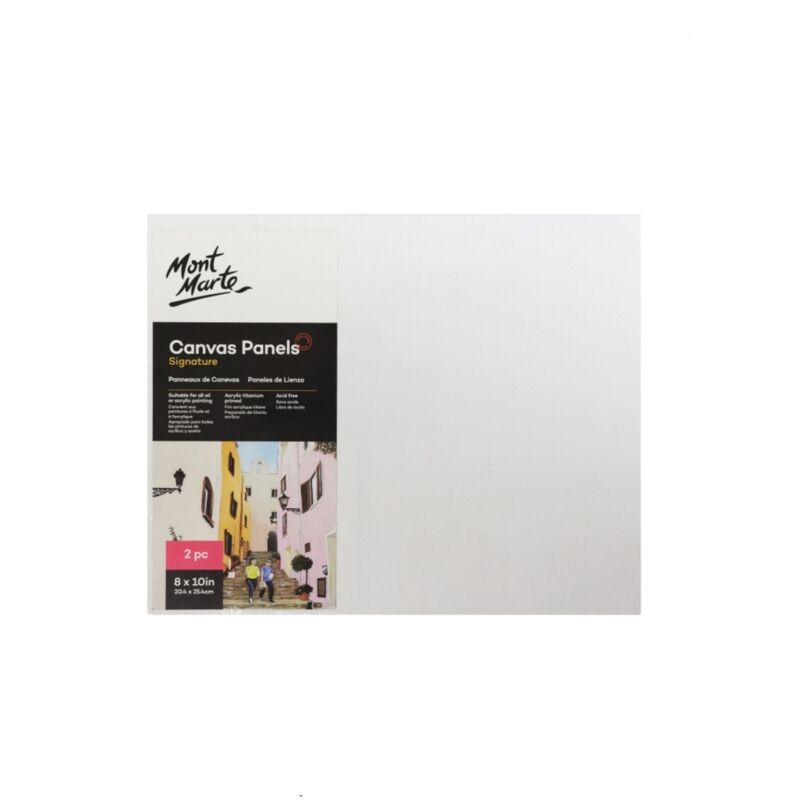 Mont Marte Canvas Panel 20.4*25.4 cm, 2 pack