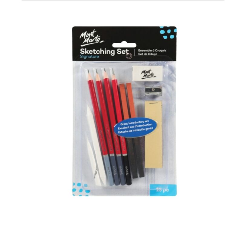 Mont Marte Sketch & Draw Kit, 13 Piece