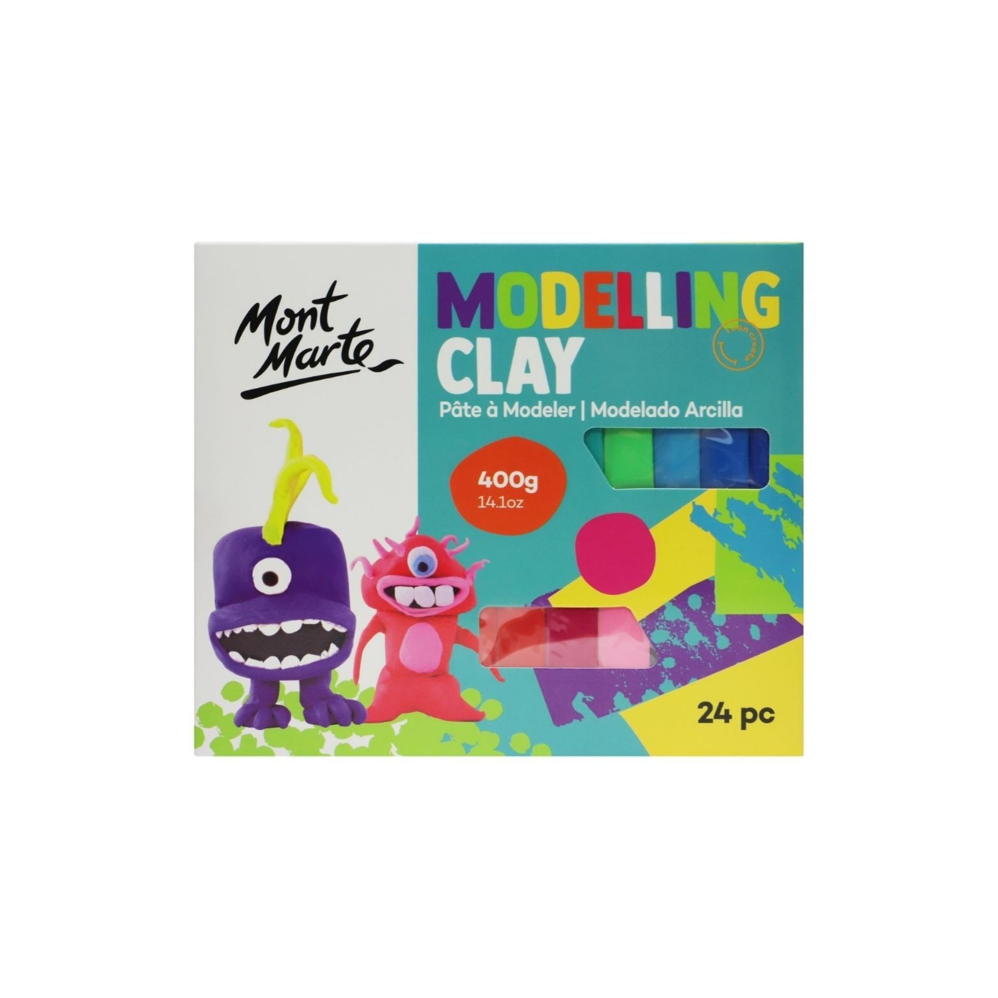 Mont Marte Kids Modelling Clay 24 Colours