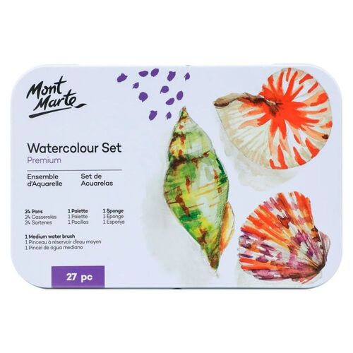 Mont Marte Watercolour Premium Set, 27pc