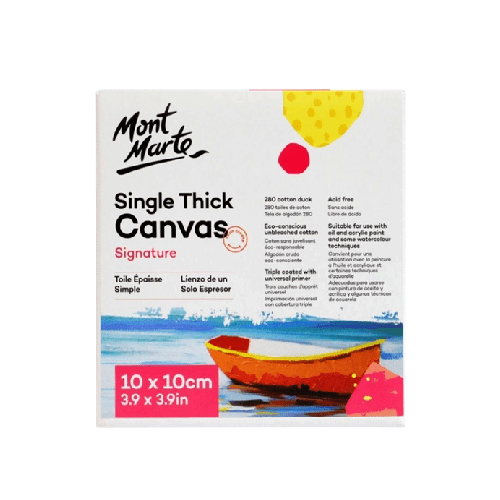 Mont Marte Studio Canvas Pine Frame Single Thick size 10*10cm