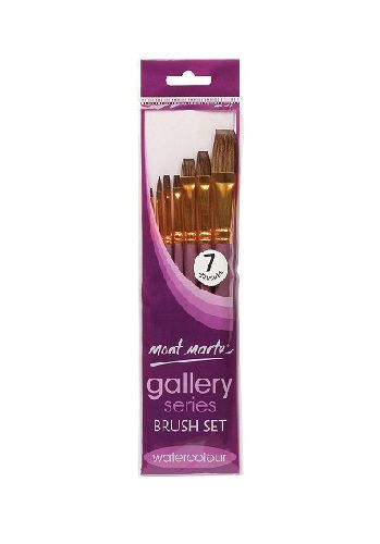 Mont Marte Watercolour Brush Set BMHS0026, 7pc