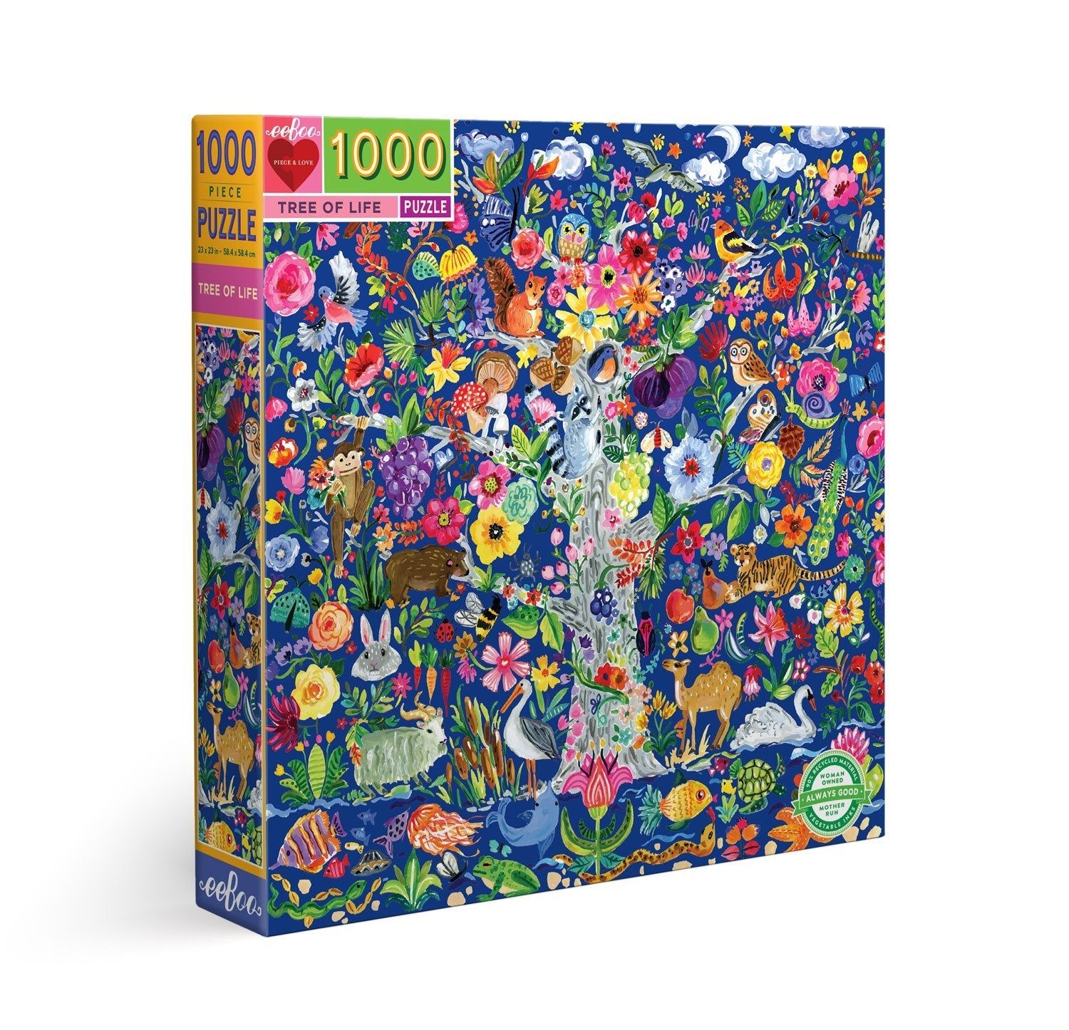 Animal ABC Alphabet 20 Piece Big Puzzle by eeBoo for Kids Ages 3+