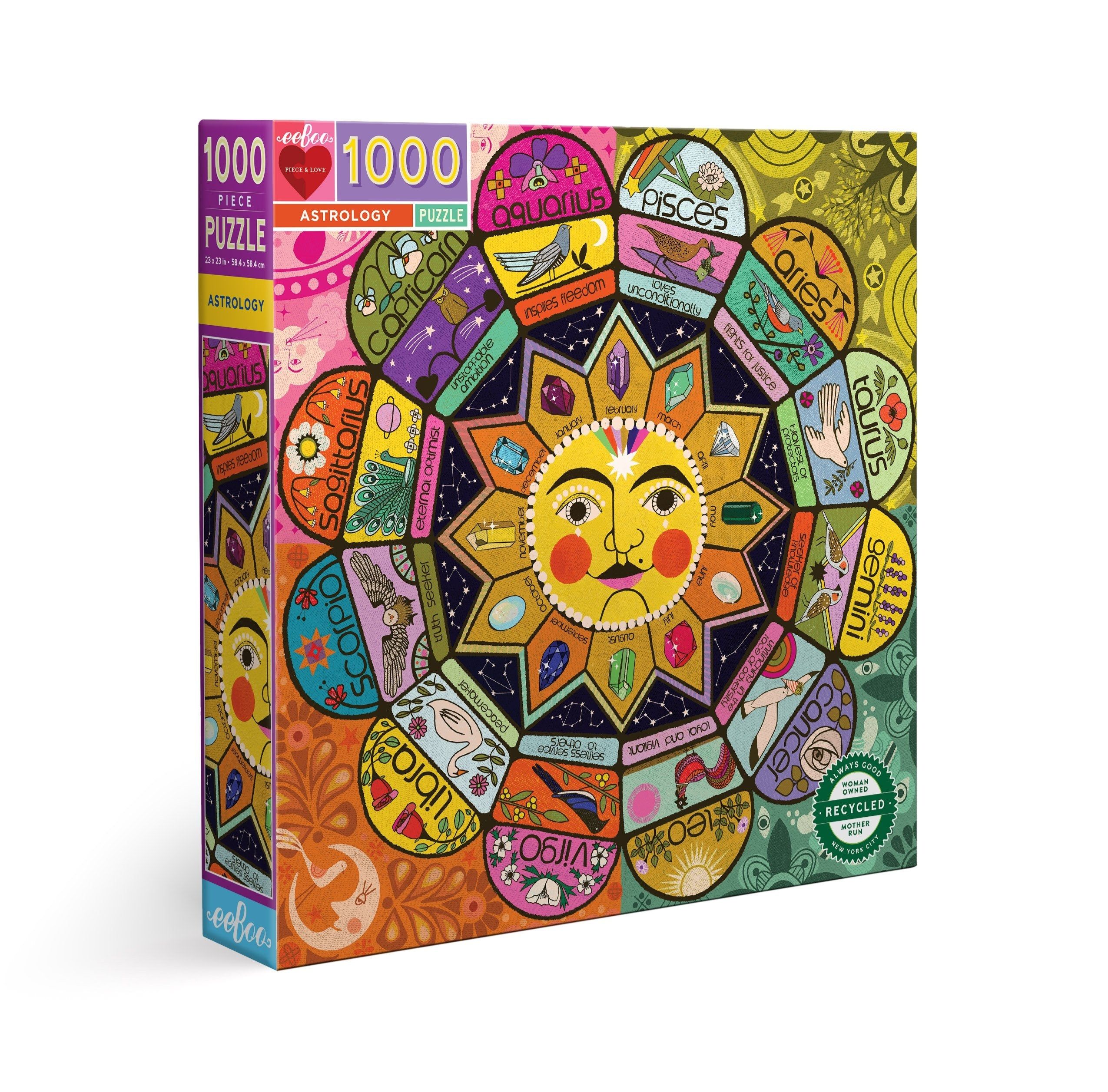 eeBoo Astrology 1000 Piece Puzzle