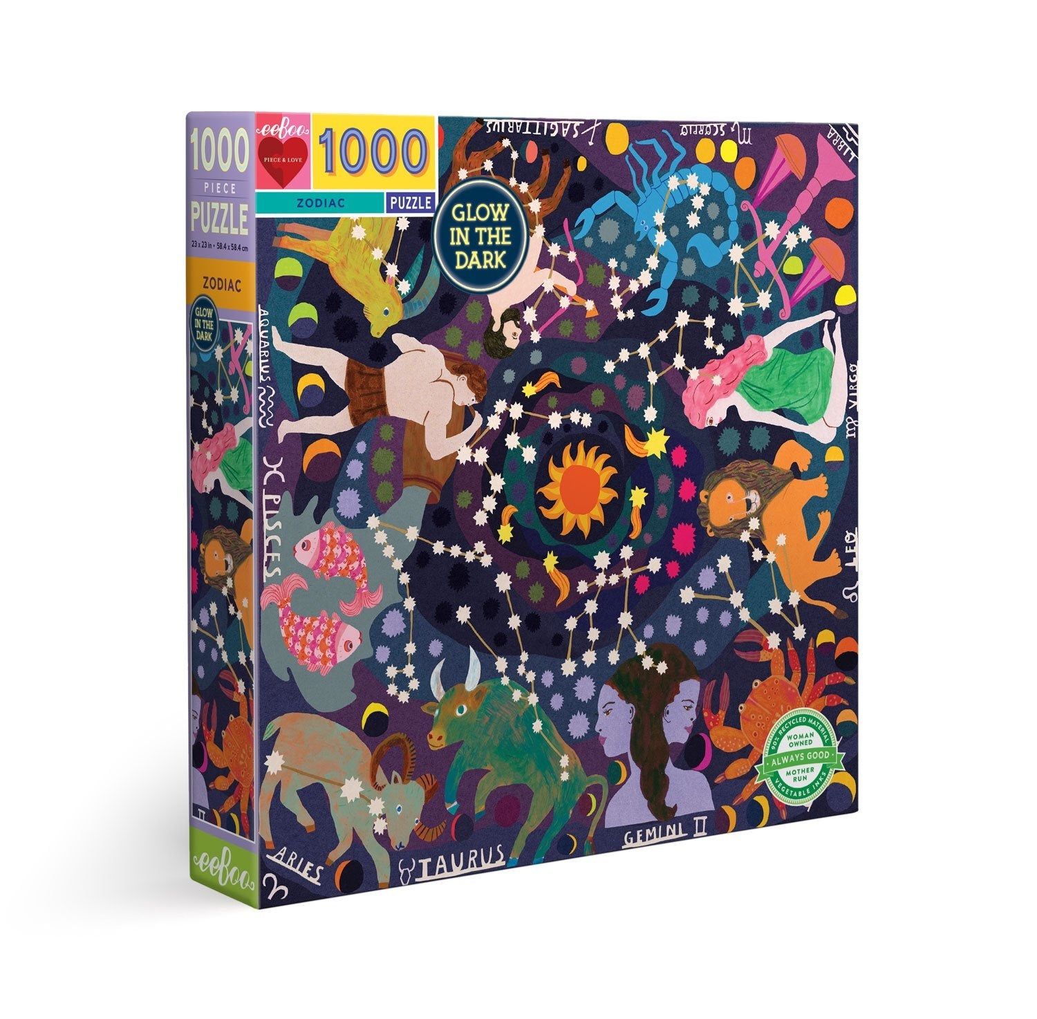 eeBoo Zodiac 1000 Piece Puzzle