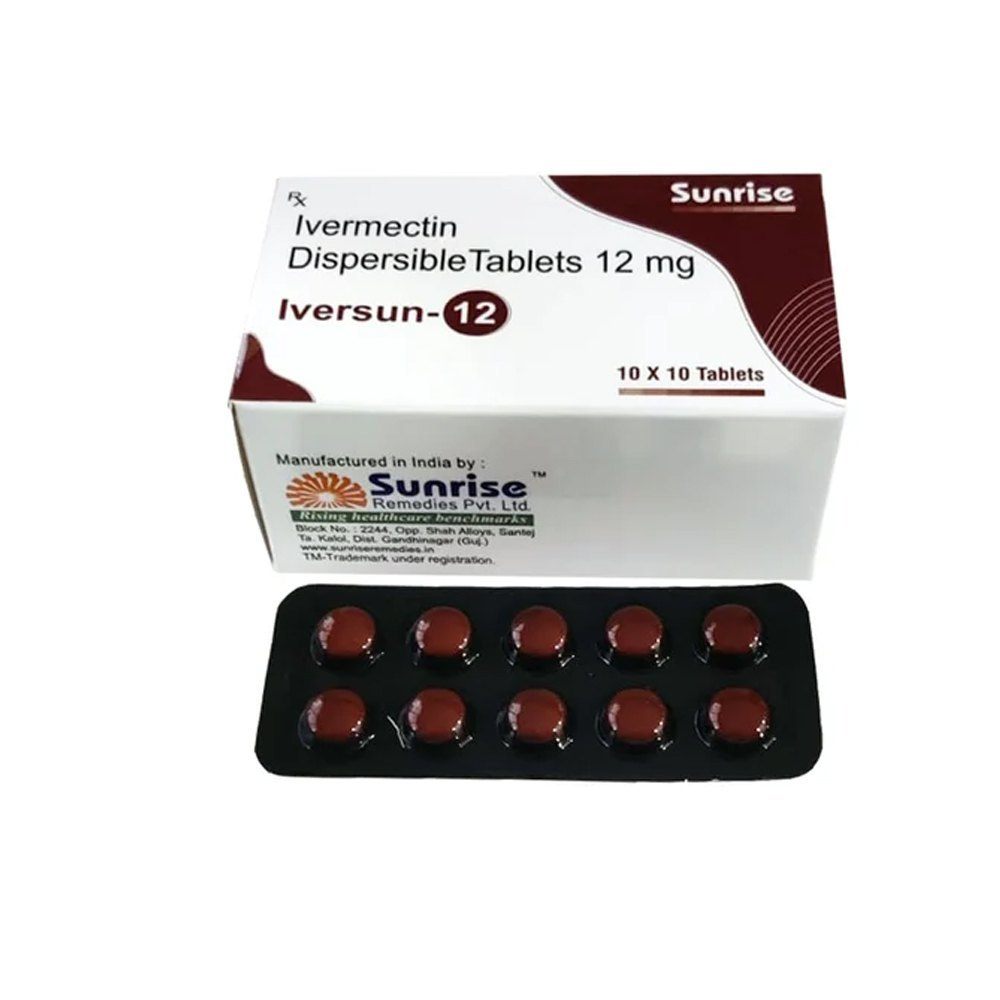 Ivermectin 12mg x 100 viên (Ấn Độ)