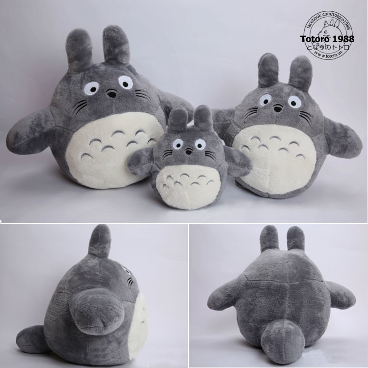 Thú bông Totoro lông mịn tròn