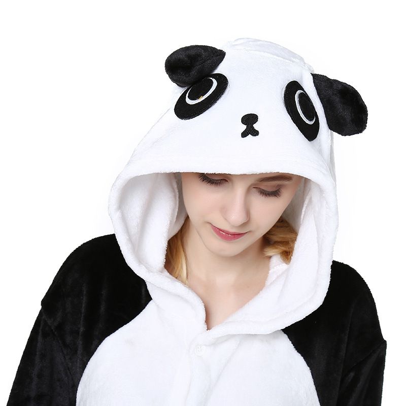 Bộ đồ liền thân hình thú trẻ em Panda Ngốc Nghếch