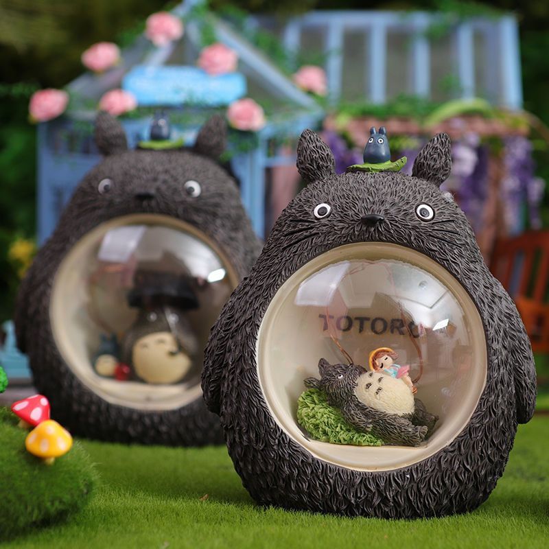 Đèn ngủ Decor Totoro trong lồng kính