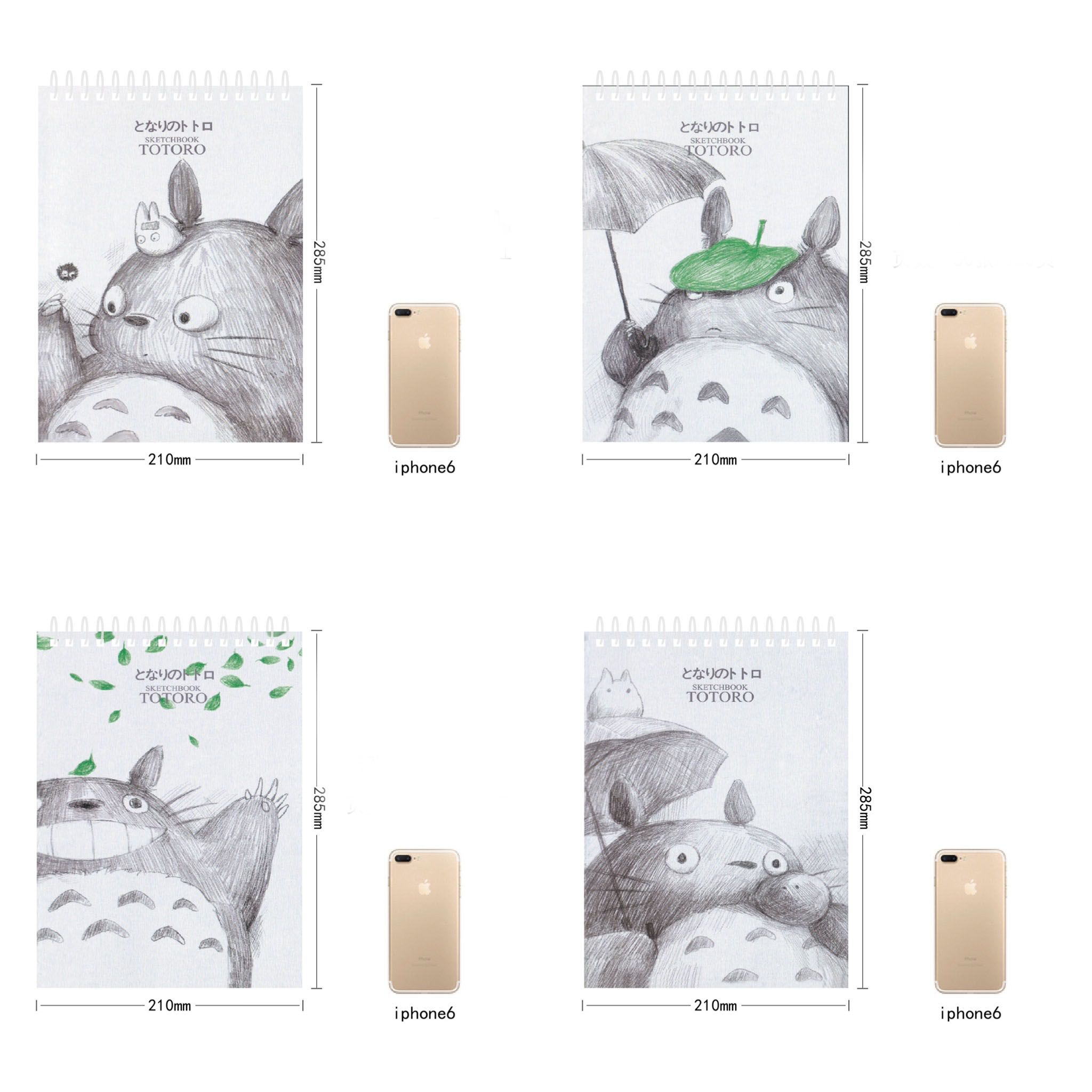 Sổ vẽ chì phác thảo Sketchbook Totoro