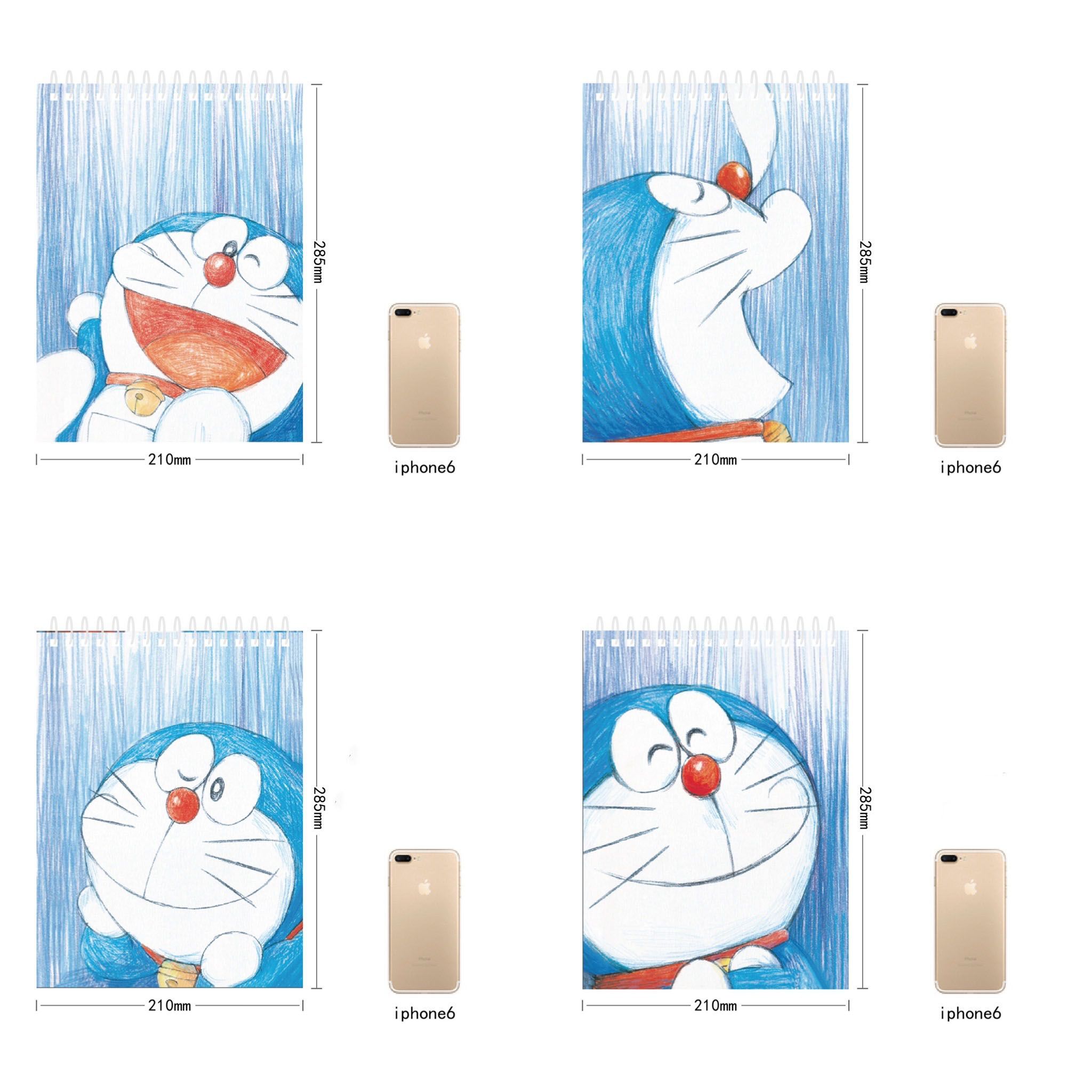 Sổ vẽ chì phác thảo Sketchbook Doraemon