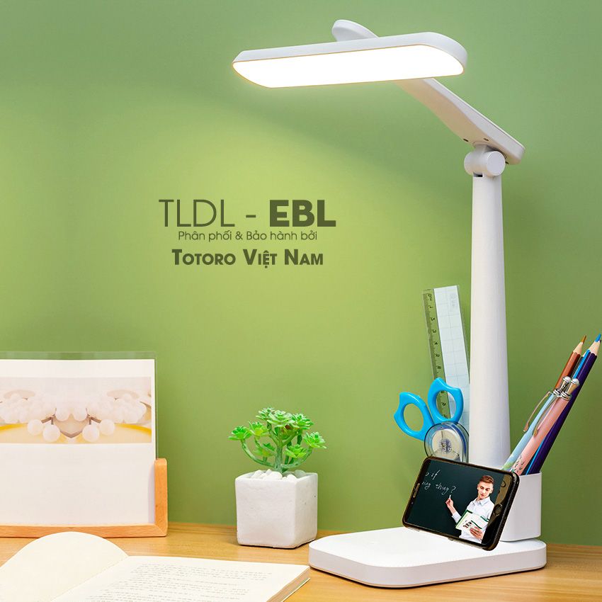 Đèn bàn học đọc sách tích điện TLDL - EBL E19 1250Lux bảo vệ mắt cảm ứng 3 chế độ ánh sáng biến thiên