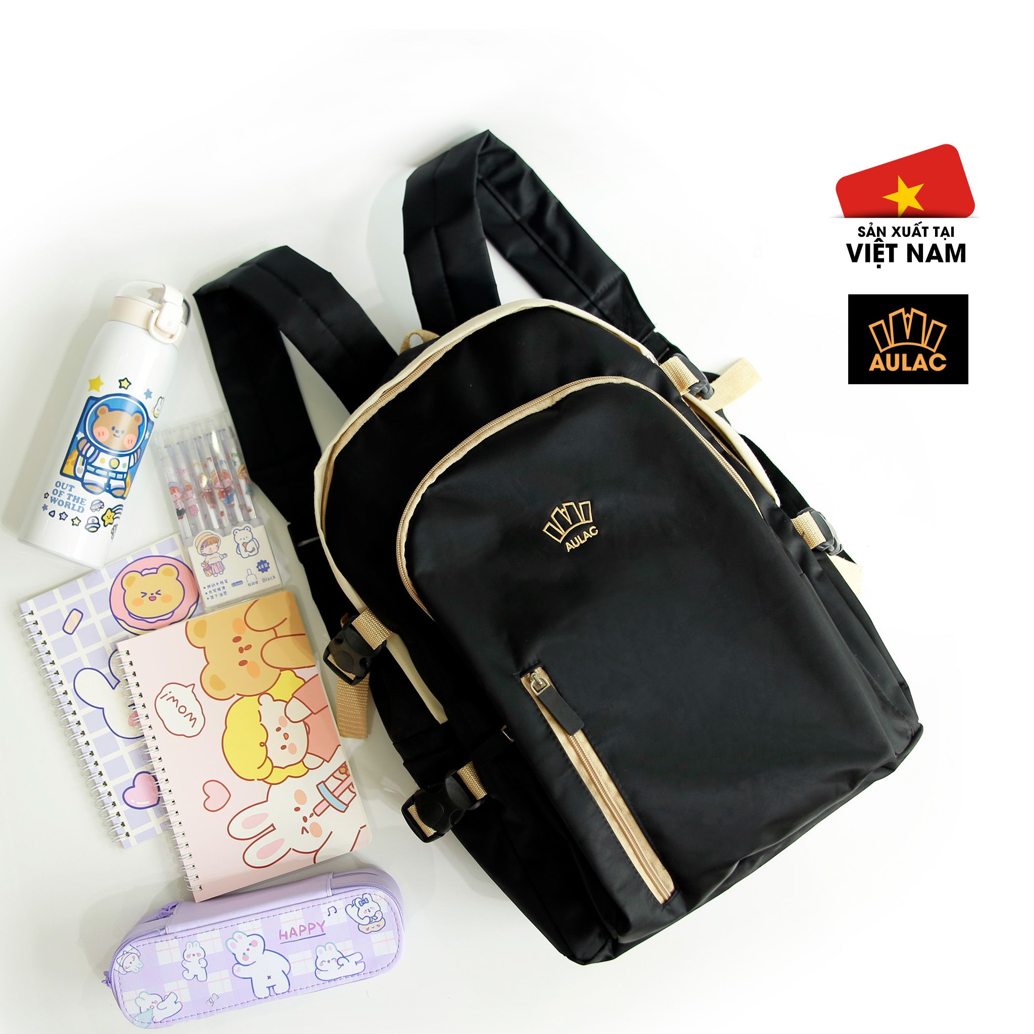 Balo thời trang ALB FL chính hãng AULAC Việt Nam cao cấp cho học sinh sinh viên người đi làm