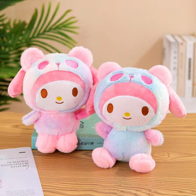 Thú bông Sanrio Melody cosplay Panda lông mịn - 23cm