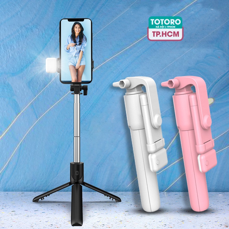 Gậy chụp ảnh 3 chân TSS Selfie Stick điều khiển từ xa có phân loại đèn trợ sáng Tripod chụp tự sướng - quay - livestream