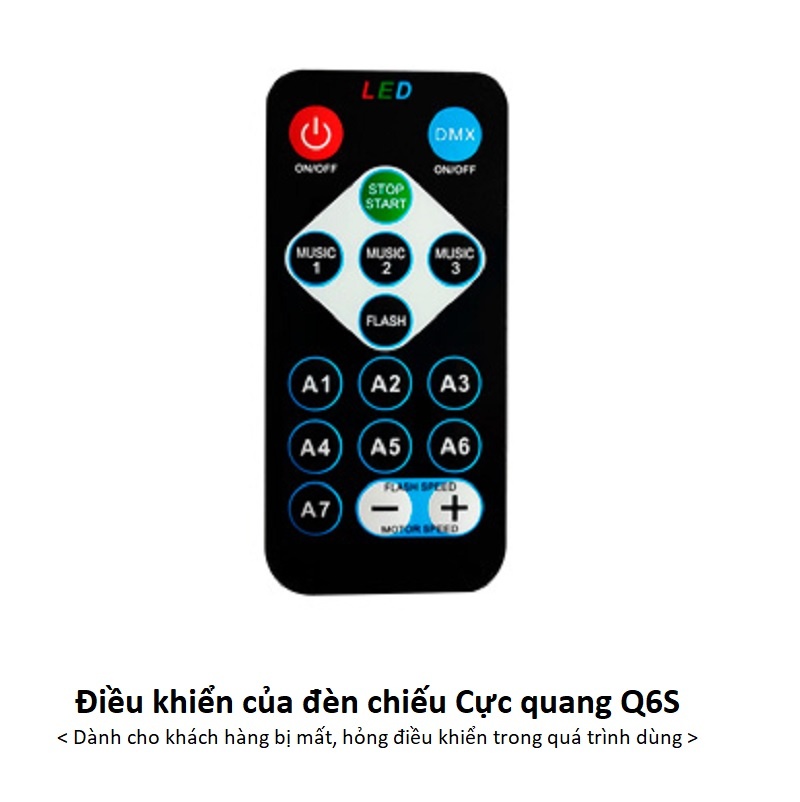 Điều khiển Remote của Đèn chiếu Galaxy Q6S Bầu trời cực quang - Sóng nước - Thiên hà - Đèn phòng ngủ điều khiển từ xa có phân loại tích điện