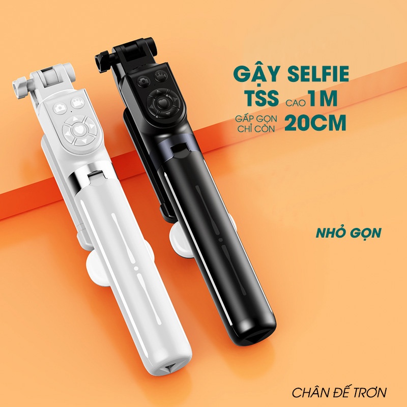 Gậy chụp ảnh 3 chân 1M TSS Selfie Stick điều khiển từ xa có phân loại đèn trợ sáng Tripod chụp tự sướng - quay - livestream