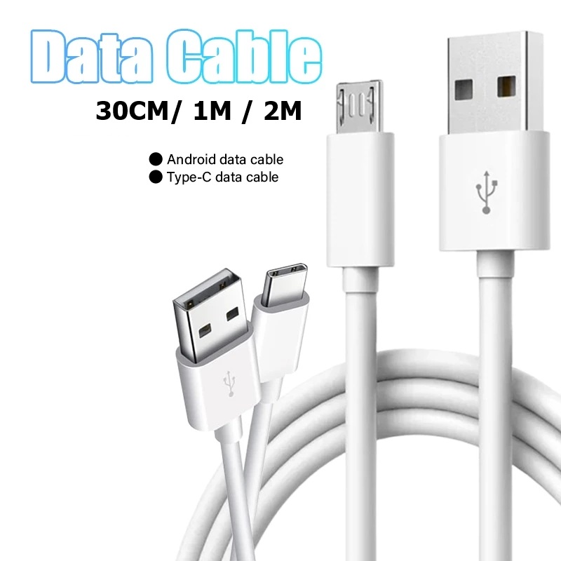 Dây cáp sạc USB Micro-USB Type-C 1M 2M 30cm
