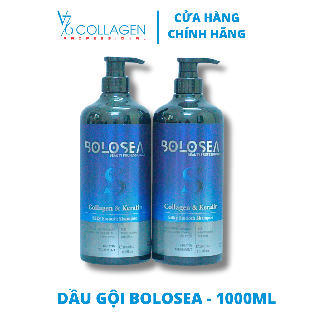 Dầu gội BOLOSEA sạch gàu 1000ml, kiềm dầu, sạch nhờn, cải thiện tình trạng nấm ngứa.