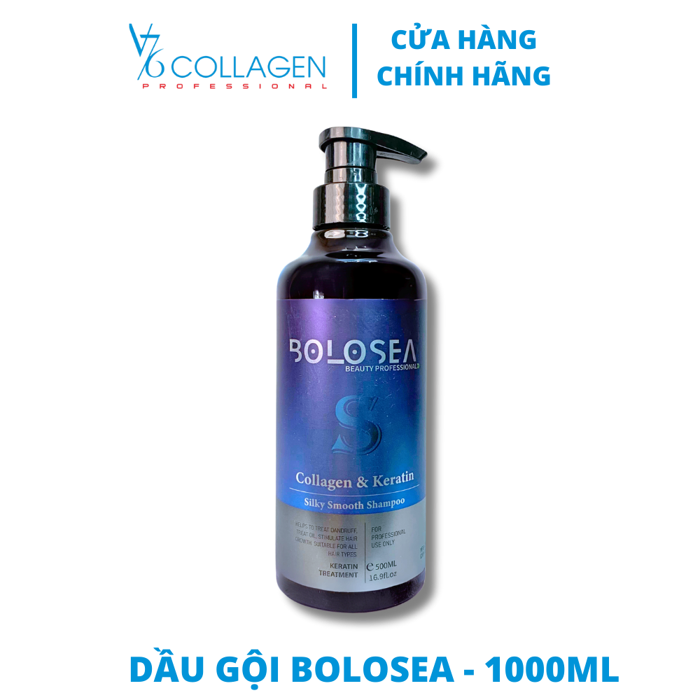 Dầu gội BOLOSEA sạch gàu 500ml, kiềm dầu, sạch nhờn, cải thiện tình trạng nấm ngứa.