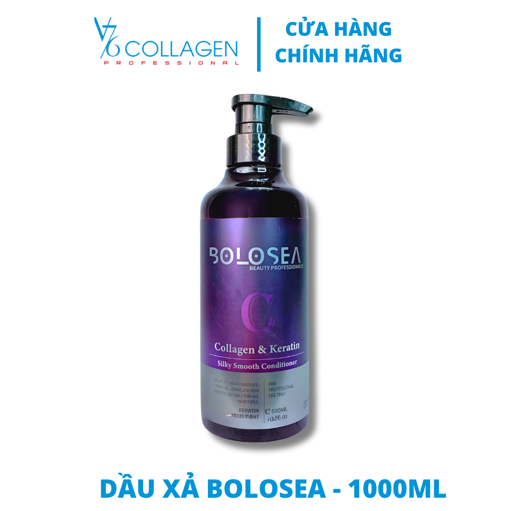 Dầu xả BOLOSEA sạch gàu 500ml, kiềm dầu, sạch nhờn, cải thiện tình trạng nấm ngứa.