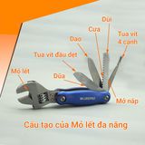 Workpro Bộ cờ lê và dụng cụ đa năng 8 in 1 W014011