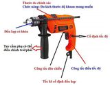 Black&Decker Máy khoan cầm tay 550W HD555KMPR-B1