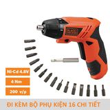 Black&Decker Máy vặn vít cầm tay 4.8V KC4815KA15-B1