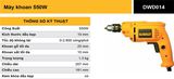 DEWALT Máy khoan sắt DWD014-B1