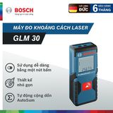 BOSCH Máy đo khoảng cách GLM 30 Mới