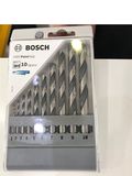 Bosch Bộ mũi khoan HSS PointTeQ 10mũi 1-10mm