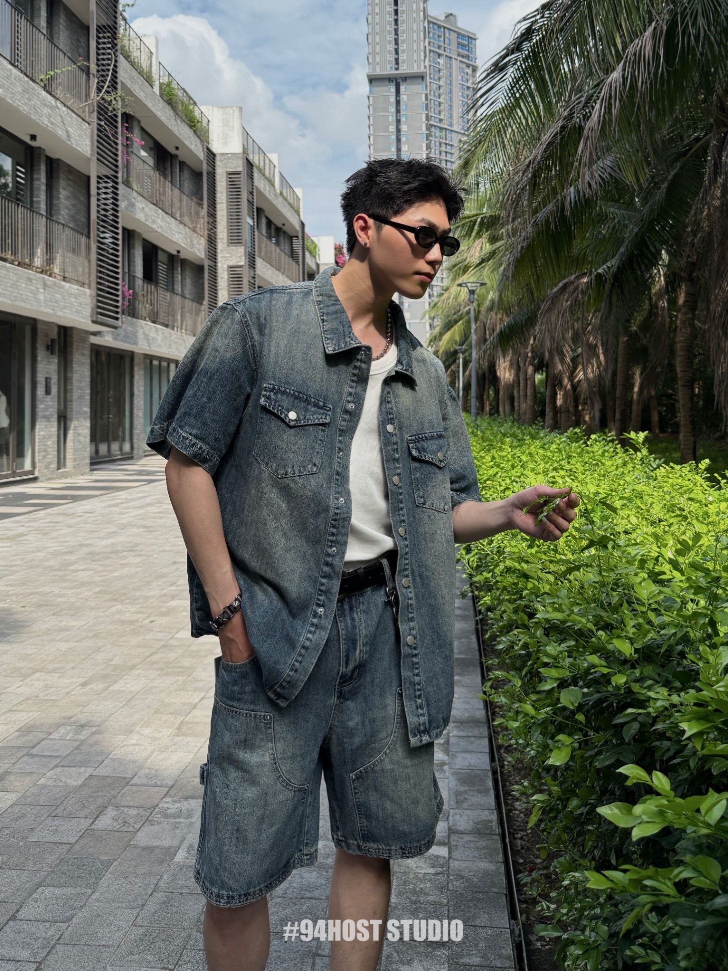 58327-1/25 Quần jeans ( của bộ )