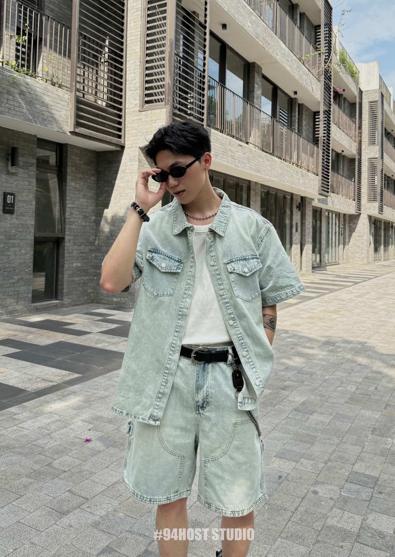 58327-1/25 Quần jeans ( của bộ )