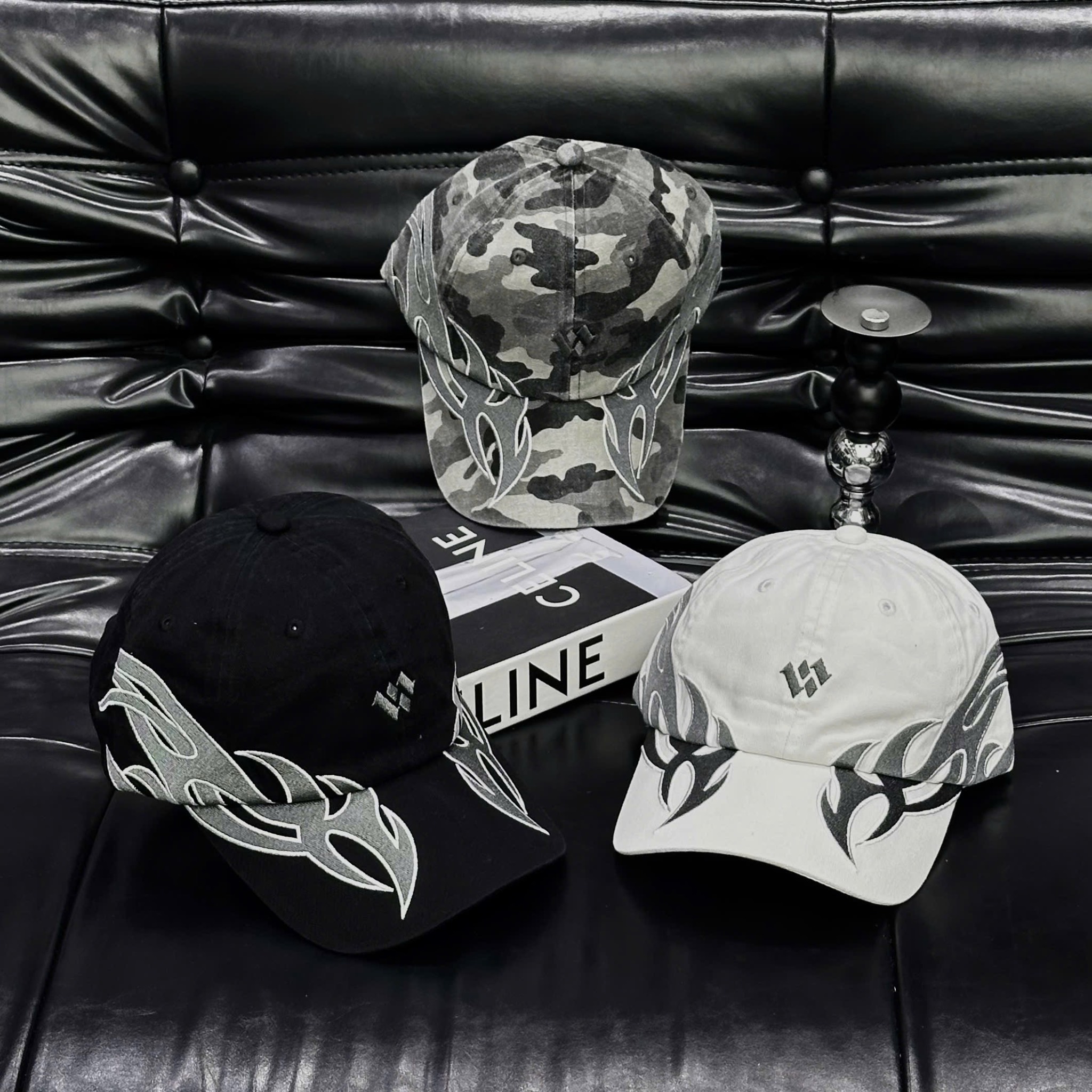 Mũ Camo logo thêu