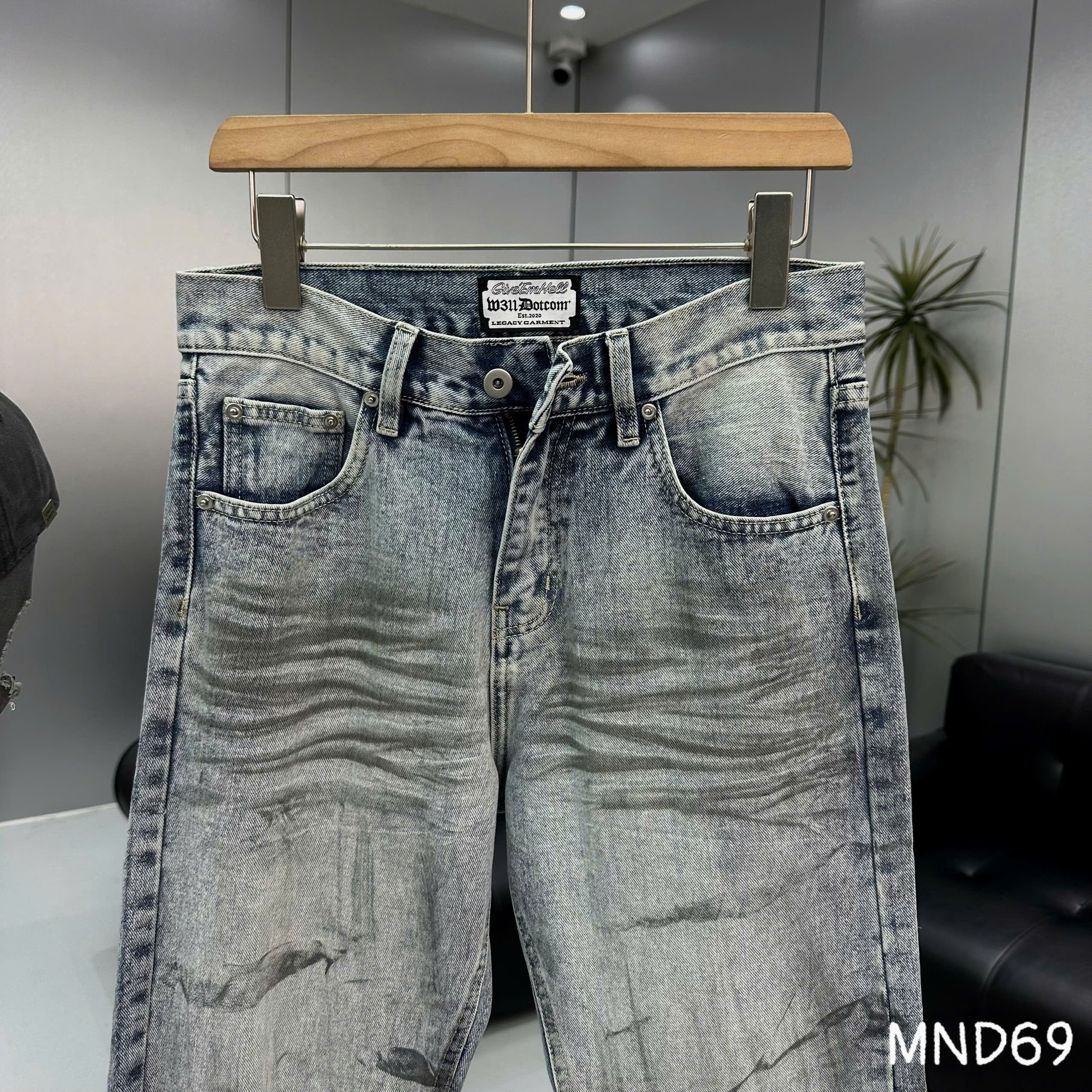 MND69 - Quần jean loe