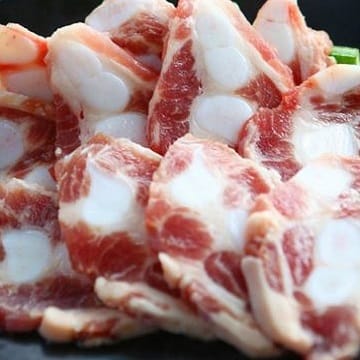 Thịt gối - Lợn Akaka Ốc quế