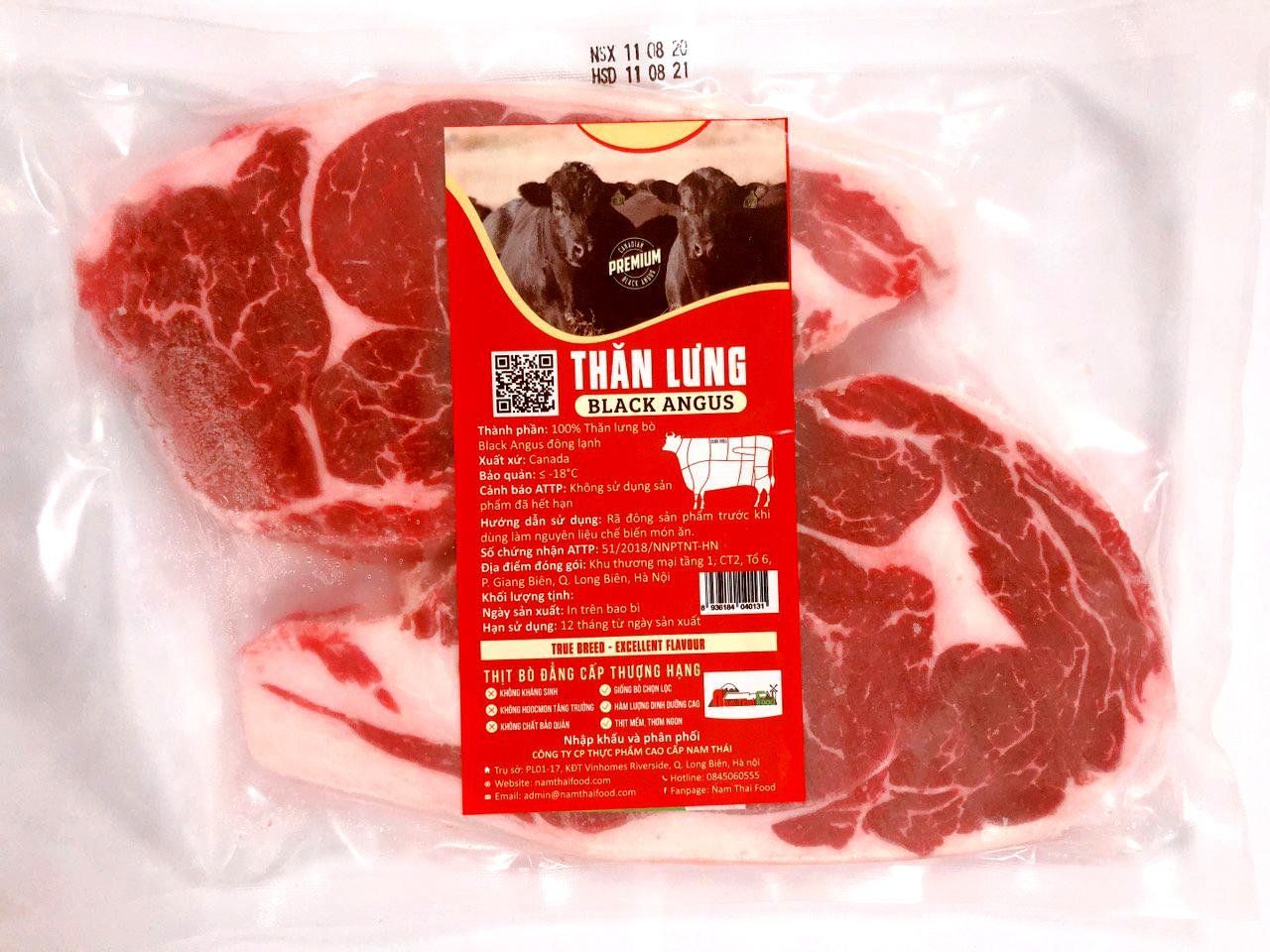 Thăn ngoại bò Black Angus Canada
