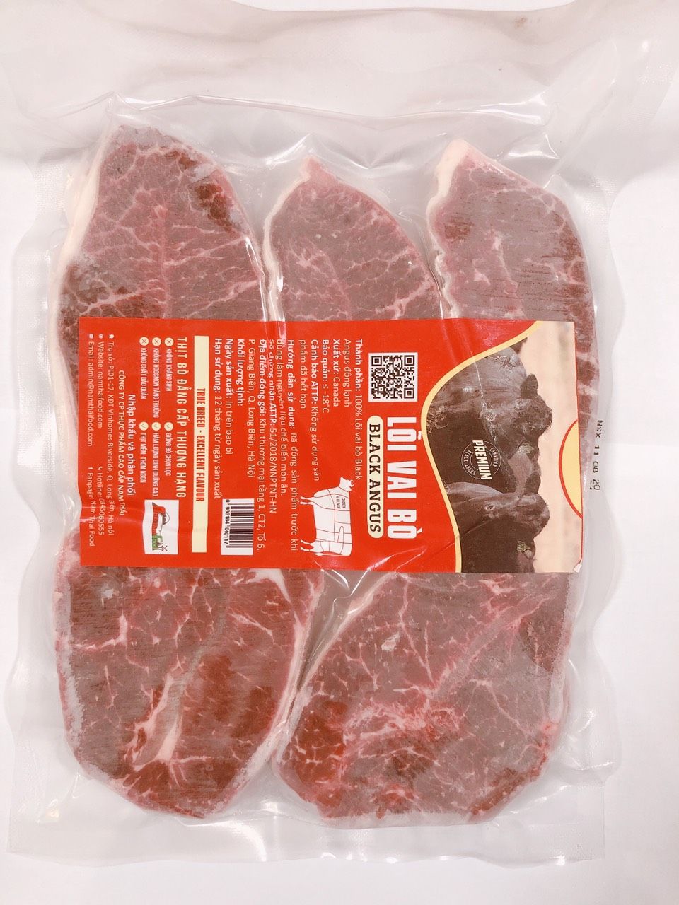 Lõi vai bò Black Angus Canada