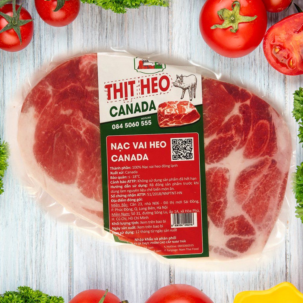 Nạc vai heo nhập khẩu