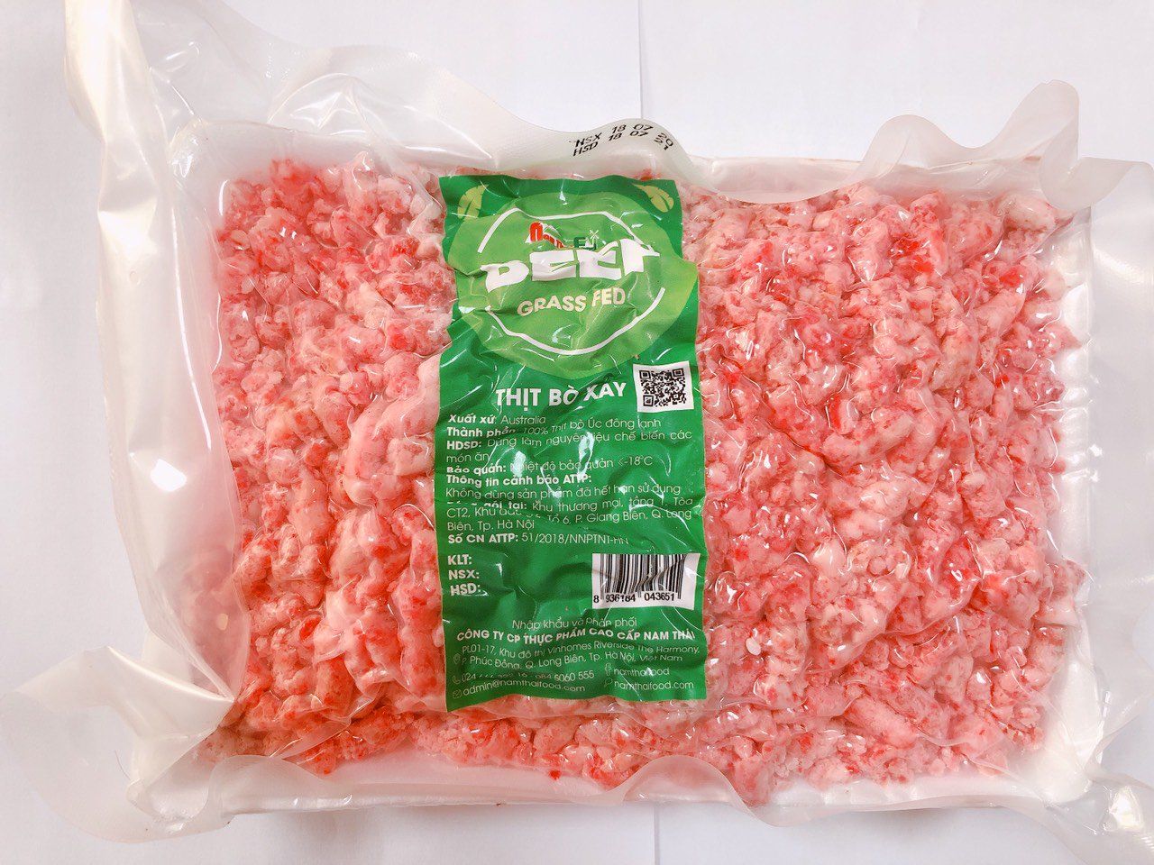 Thịt bò xay hamburger (60g)