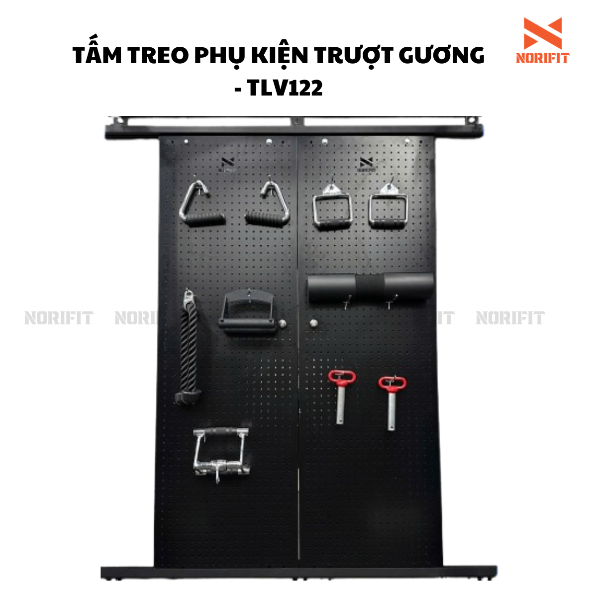TLV122 - Tấm treo phụ kiện trượt gương
